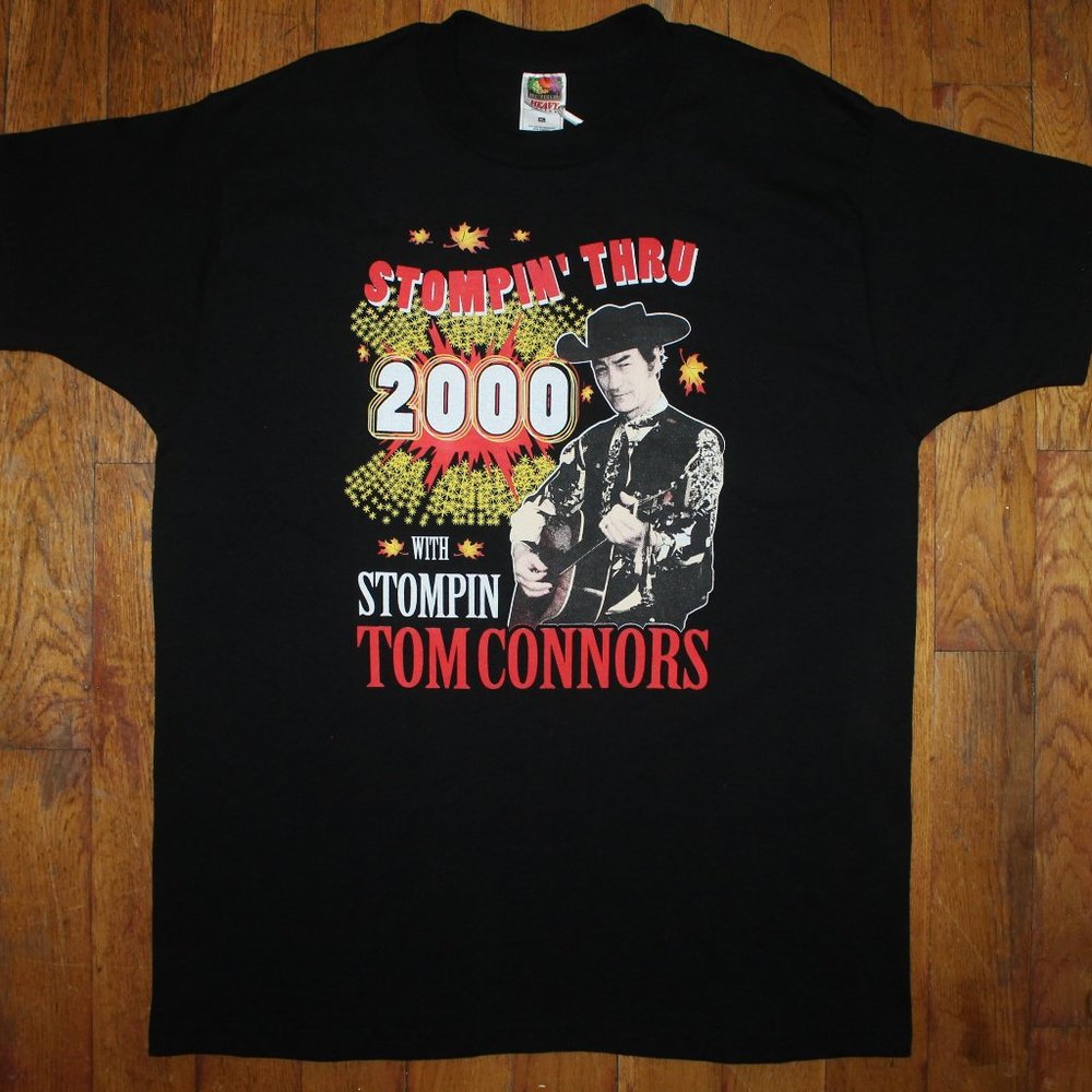 BNW0T 2000 Tom Connors Move Along with Stompin' Tom Tour Shirt